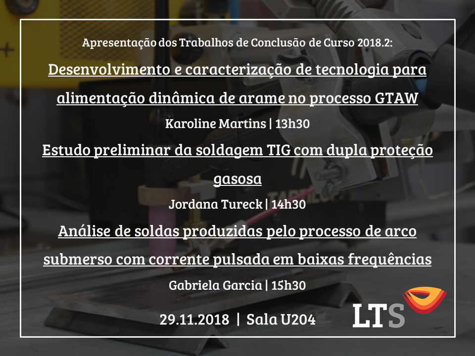 Apresentações de TCC 2018.2